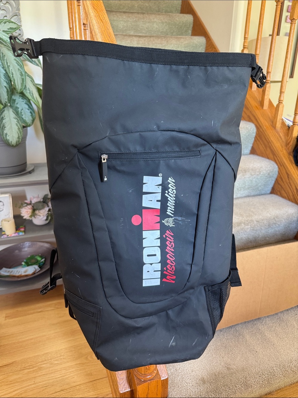 Ironman Wisconsin Triathlon Race Backpack Bag Large Unisex for Gear Badgers